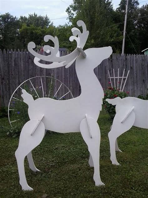 amazon reindeer decorations|outdoor wooden reindeer decorations.